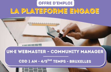 offre d'emploi : webmaster - community manager
