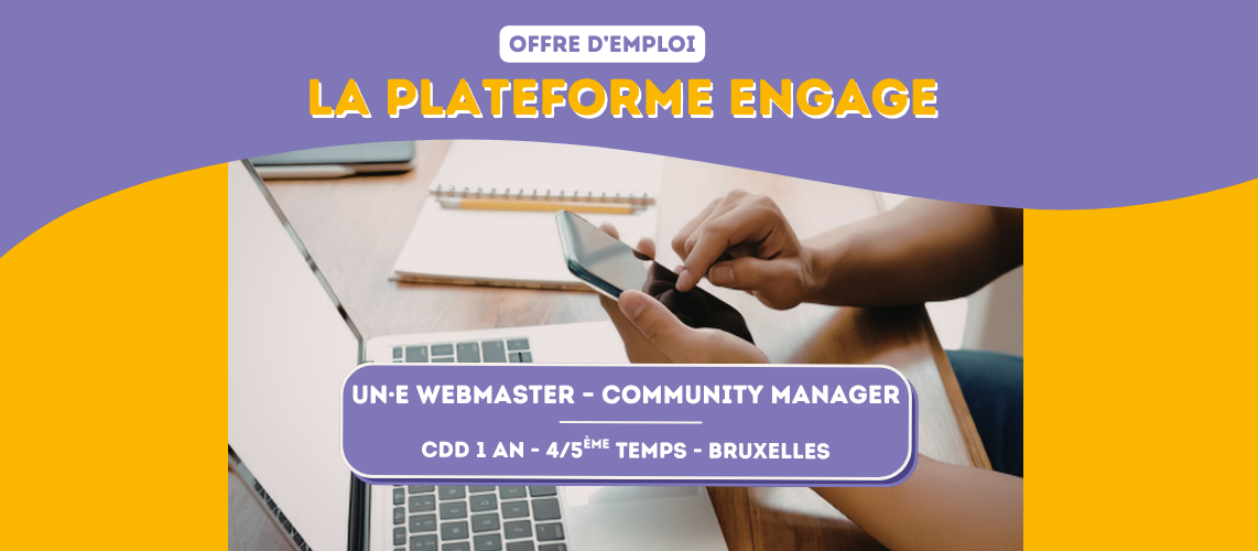 offre d'emploi : webmaster - community manager