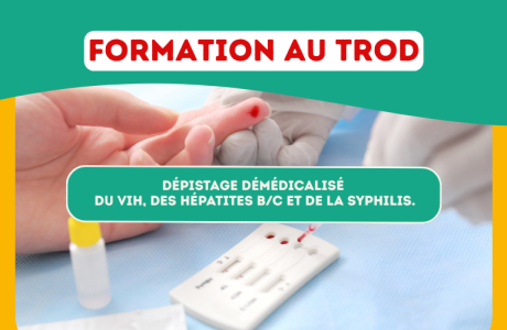 Formation au TROD - dépistage démédicalisé du VIH, des hépatites B/C et de la syphilis. 13/11/2026 - 14/11/2026