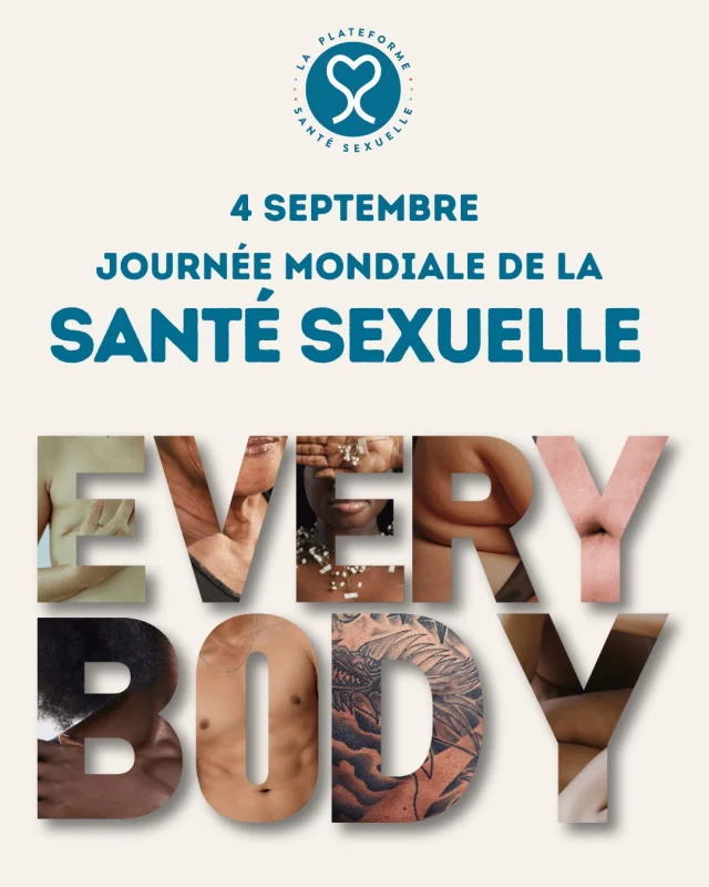 4 septembre, Journée mondiale de la santé sexuelle.
L’âge, le genre, l’orientation sexuelle, la sérologie, l’origine, le handicap ou l’apparence ne devraient jamais conditionner l’accès aux droits.
En santé sexuelle, tous les corps comptent. Tous les corps méritent respect, information, prévention et soins.
Every body. Tous les corps.
#EveryBody #SantéSexuelle #Droits #Prévention #ZéroDiscrimination