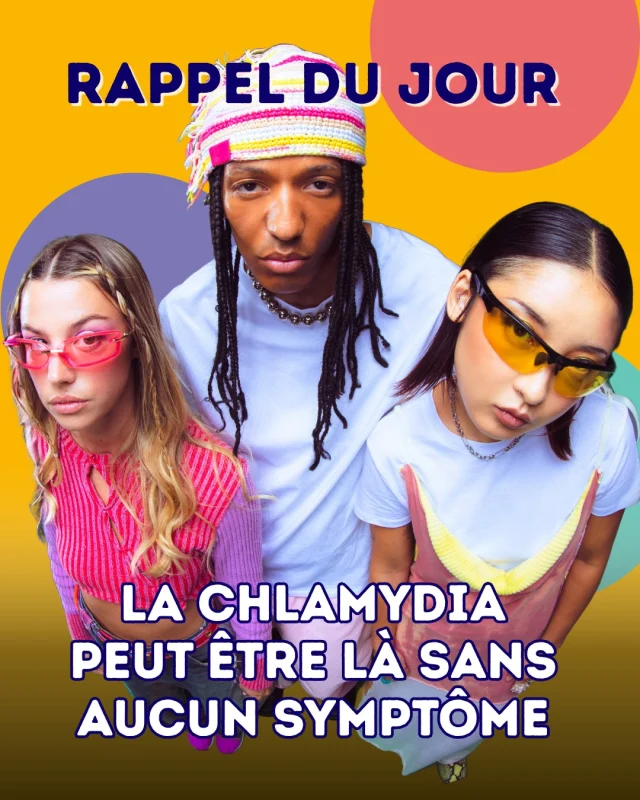 🦠 La chlamydia est une des IST les plus fréquentes. 
👀 Des symptômes peuvent apparaître 1 à 3 semaines après la contamination :
- Pertes vaginales anormales
- Écoulement clair par le vag*n, le pén*s ou l’an*s
- Rougeurs des muqueuses (gorge, vag*n, méat urinaire, an*s)
- Une sensation douloureuse de brûlure au moment d’uriner

‼️ Mais dans la majorité des cas, il n’y a pas de symptômes visible du tout.

➡️ Seul un dépistage permet de savoir si on l'a ou pas. 
Si c'est le cas : un traitement et c'est réglé ✅

#chlamydia #gongorrhée #ist #prevention